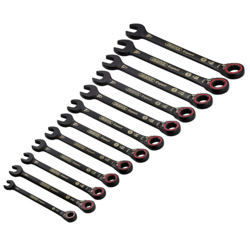 Steekring ratelsleutelset L/R, 12dlg