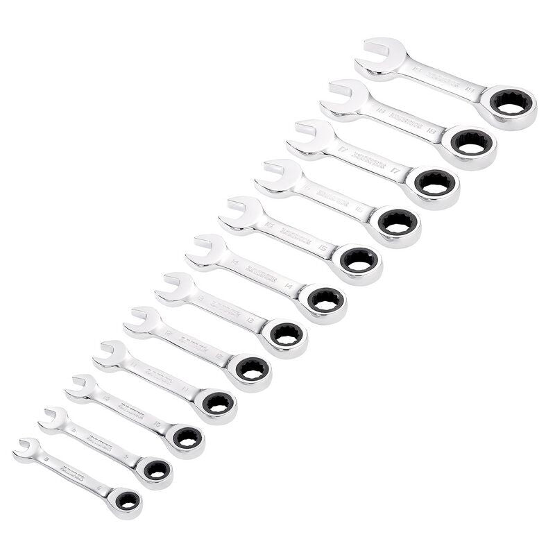 Steekringratelsleutelset, mini, 12dlg
