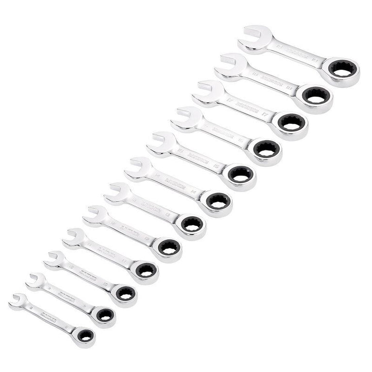 Steekringratelsleutelset, mini, 12dlg