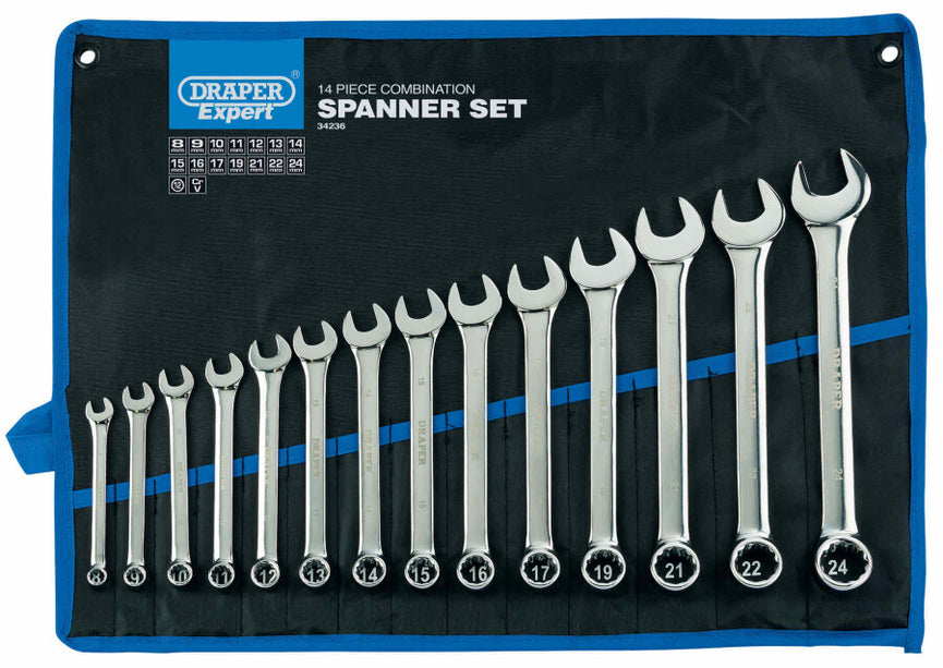Steekringsleutel set, 14dlg
