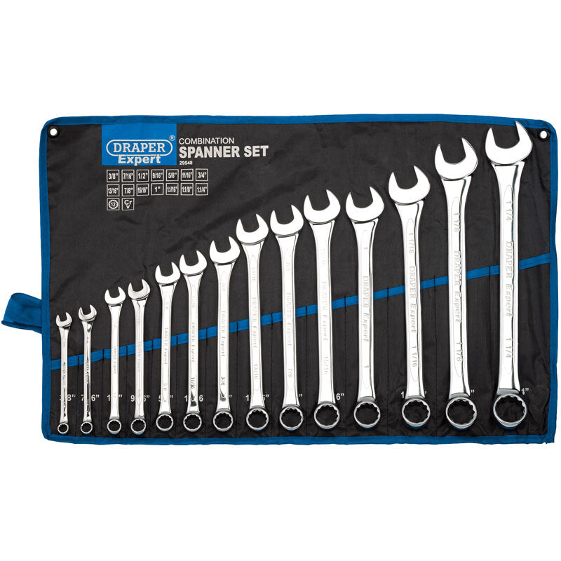 Steekringsleutel set INCH, 14dlg