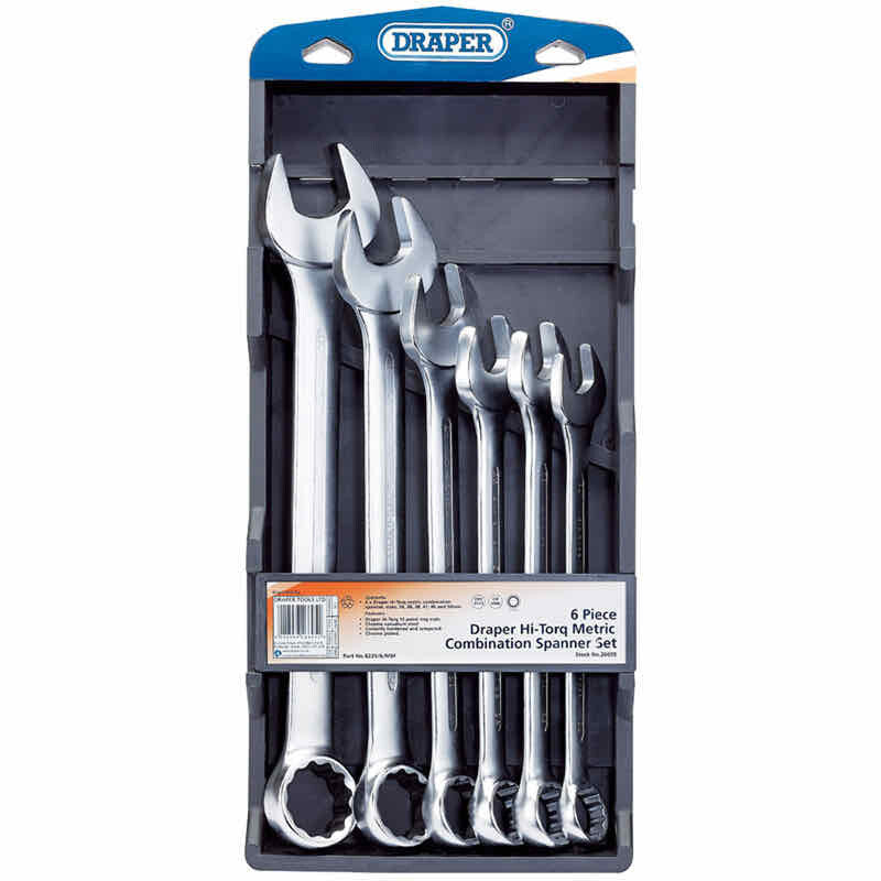 Steekringsleutel set XL, 6dlg
