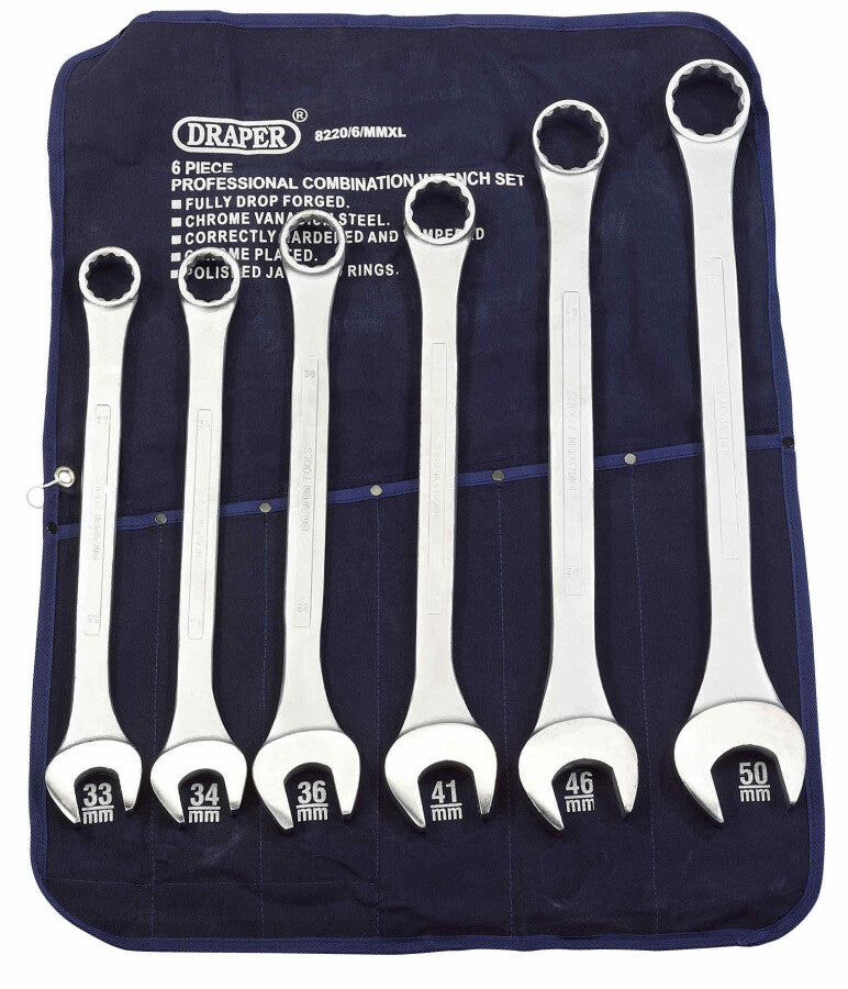 Steekringsleutel set XL, 6dlg