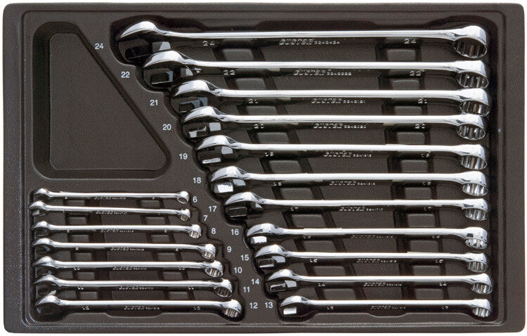 Steekringsleutelset, 18dlg, L-module