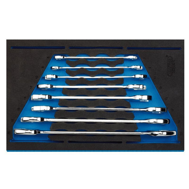 Steeksleutelset in FOAM, 8dlg