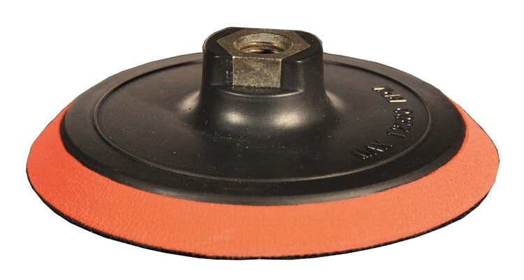 Steunpad Ø125mm velcro (soft), M14 binnendraad