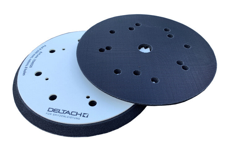 Steunpad Ø203mm velcro, 8 gaten