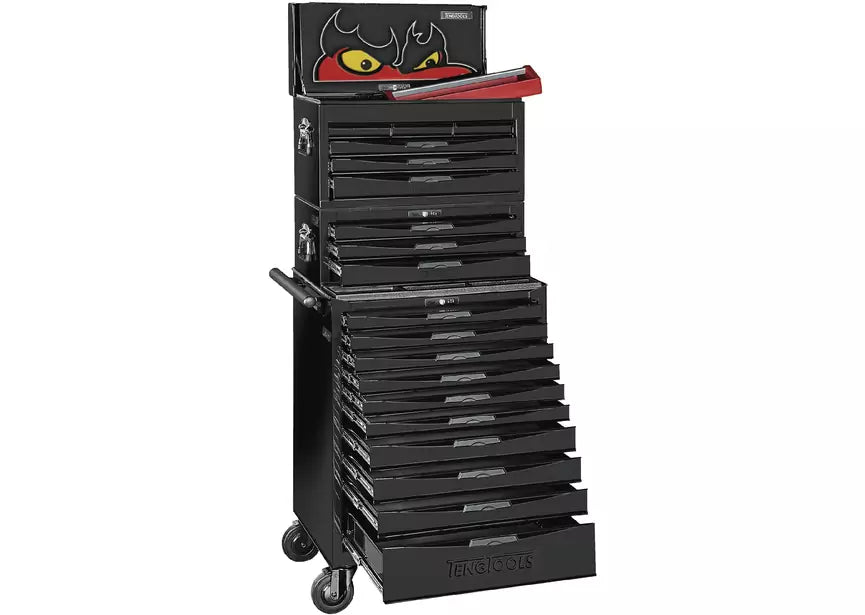 Gereedschapsset zwart midi master 19 laden Teng Tools