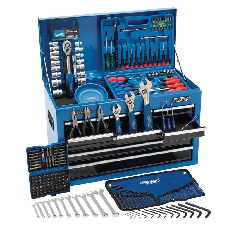 Topkoffer incl gereedschap, 216dlg
