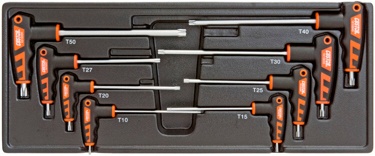 Torx T-Sleutelset, 8dlg, M-module