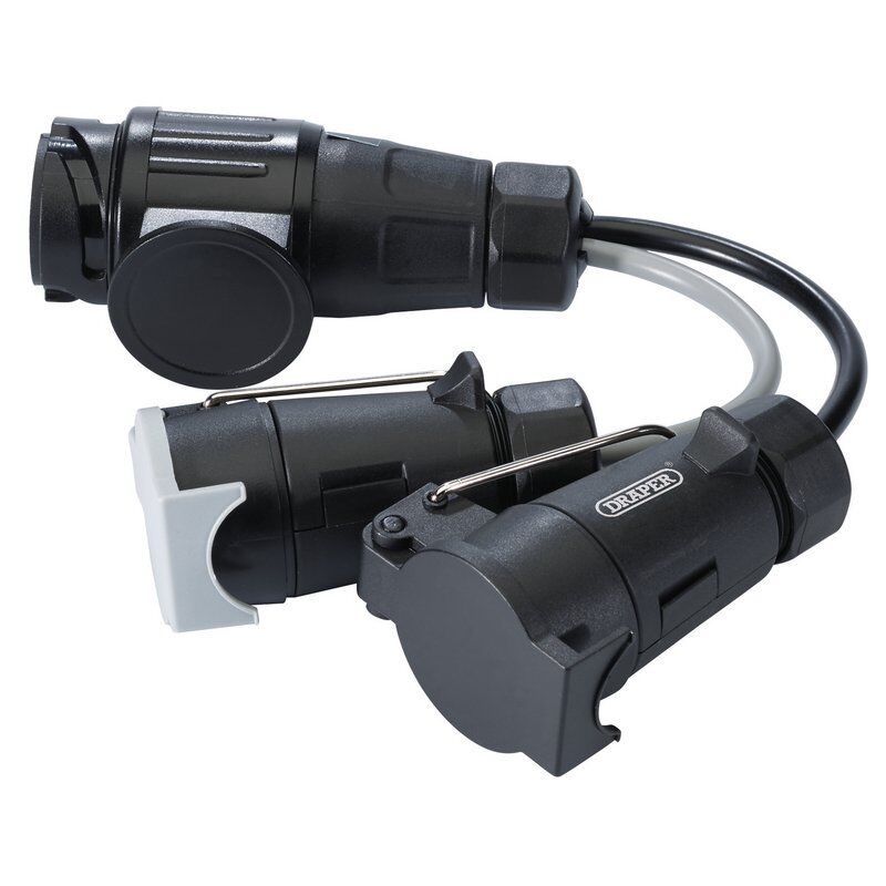 Trekhaak verloopadapter 13-polig Jaeger naar 7-polig (N-Type/S-Type)