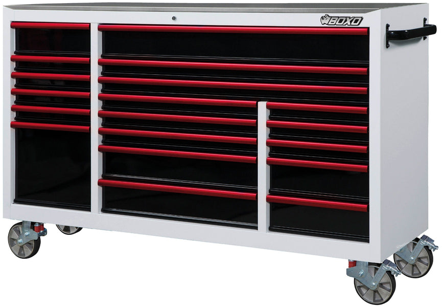 Tool trolley 4XL wit/rood