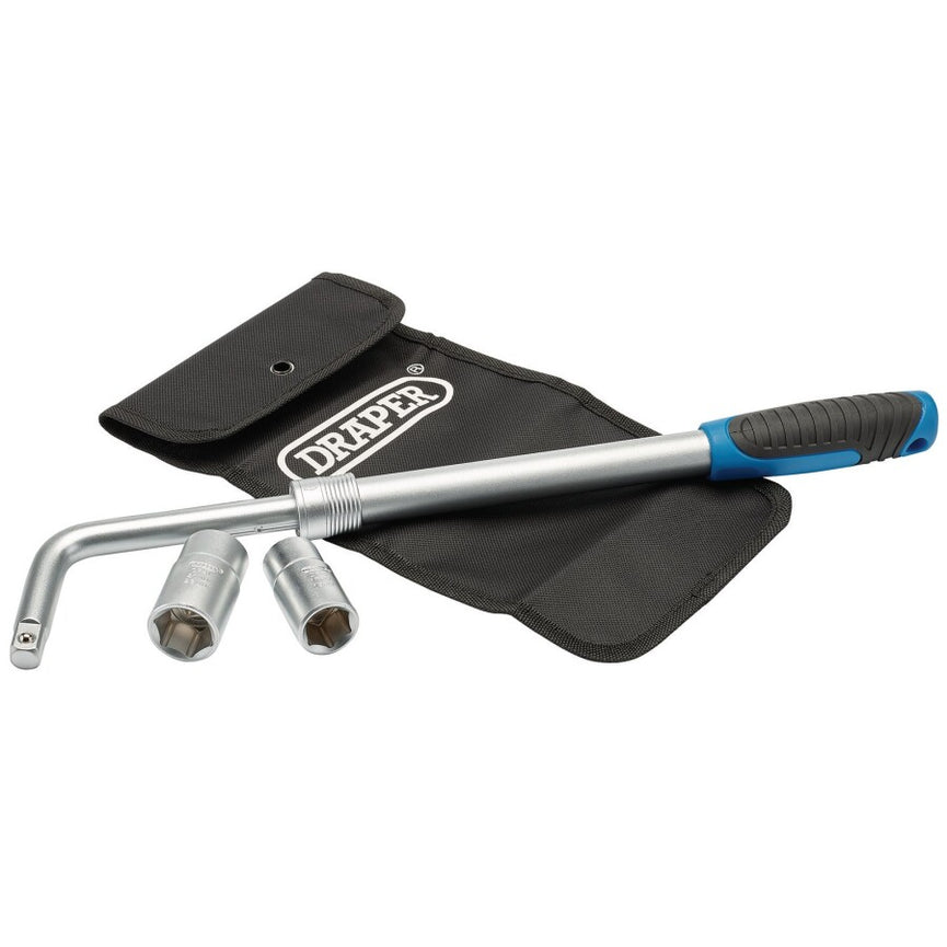 Uitschuifbare wielmoersleutel 1/2"