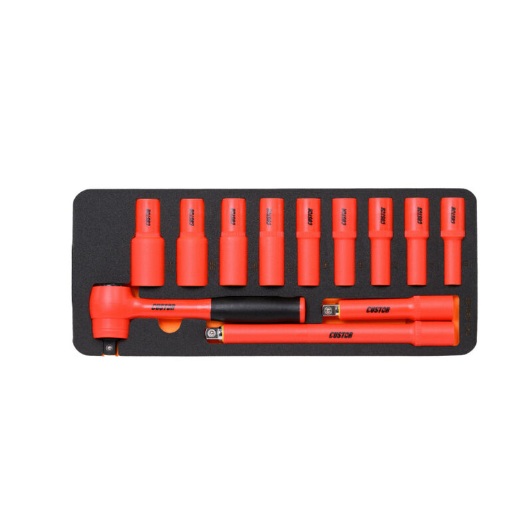 VDE 1/2" Doppenset, 12dlg, M-module