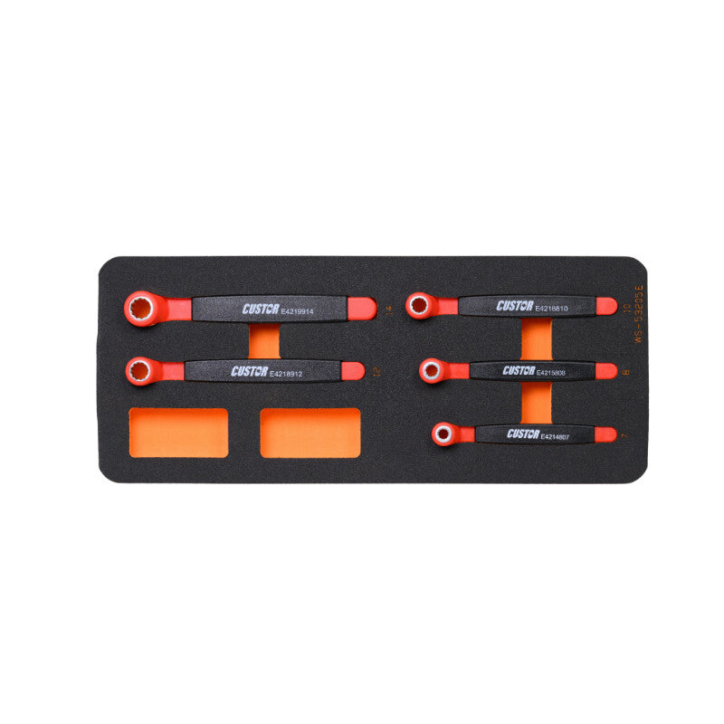 VDE Ringsleutelset, 5dlg, M-module