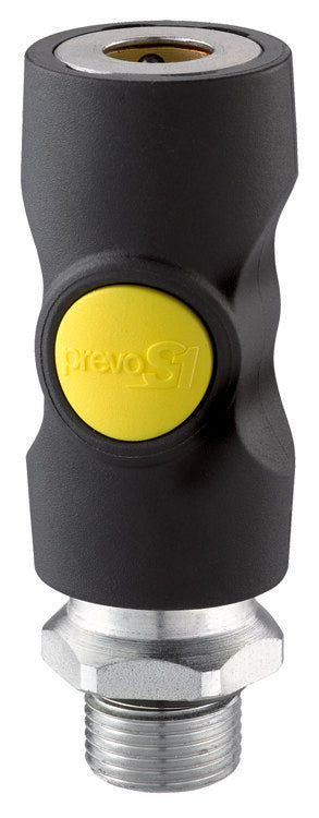 Veiligheidskoppeling 1/2" buitendr ORION (ASI-061153) geel