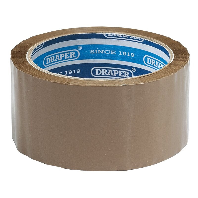 Verpakkingstape bruin, 50mm x 66m