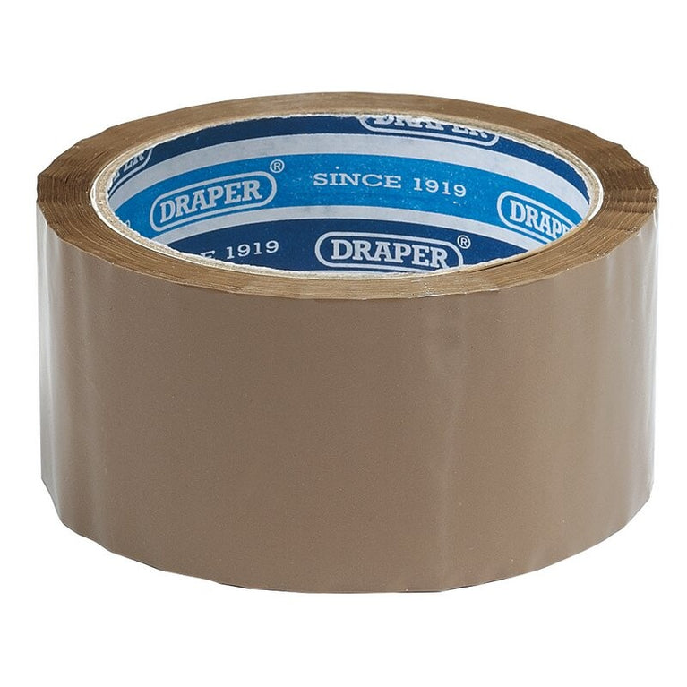 Verpakkingstape bruin, 50mm x 66m
