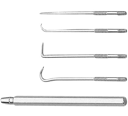 Haak - en pickset 5-dlg.