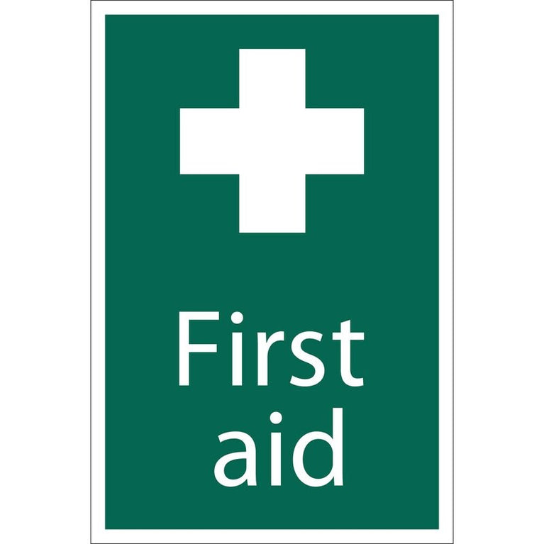 Waarschuwingsbord 'First Aid', 200x300mm