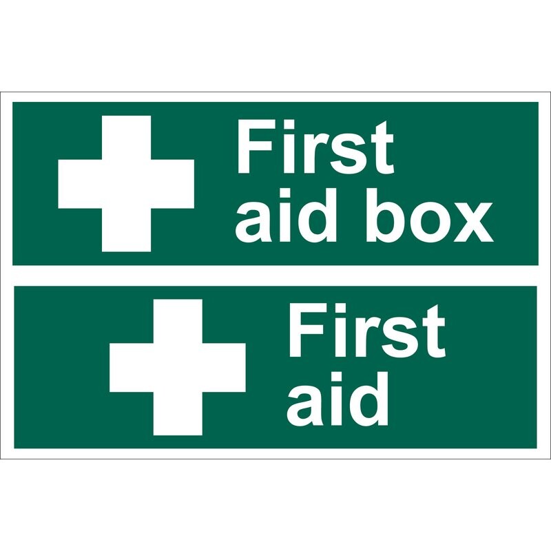 Waarschuwingsbord 'First Aid Box'