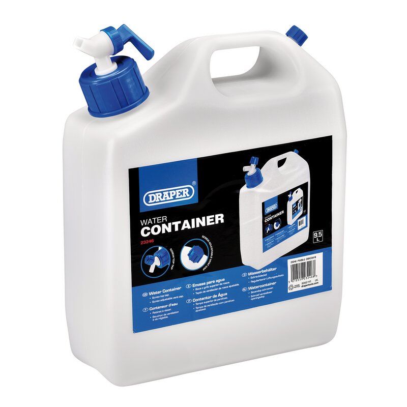 Waterkan met kraan, 9,5L