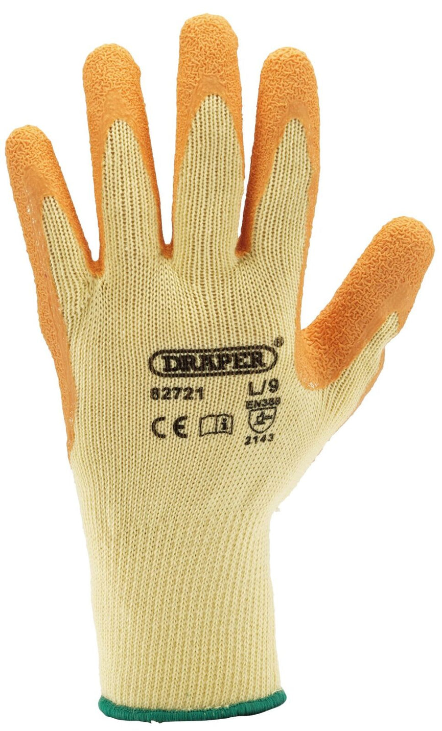 Werkhandschoenen met latex coating, L