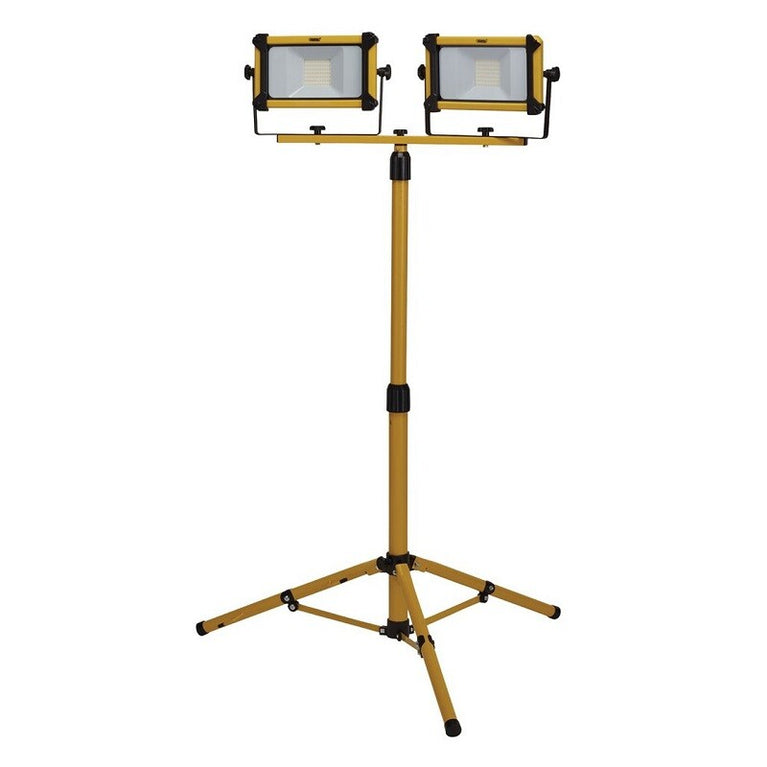 Werklamp SMD LED, 2x50W, 11000 Lumen, driepoot