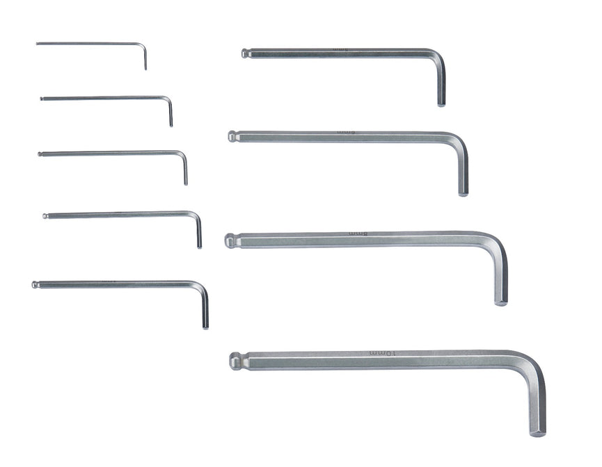 Inbussleutel met bolkop 2.5 mm (lang)