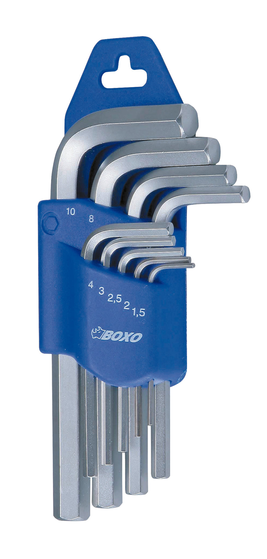 Inbussleutelset kort 15-10 mm 9-dlg.