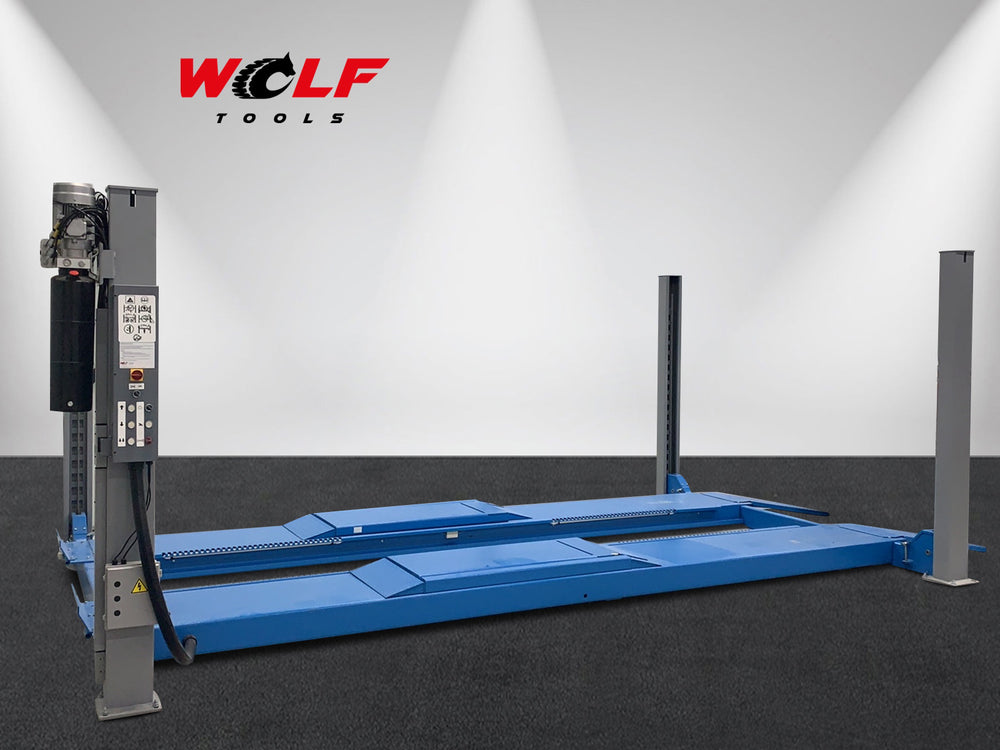 Wolf WL455WF 4-Koloms Hefbrug 5500 kg met Wielvrijhefsysteem