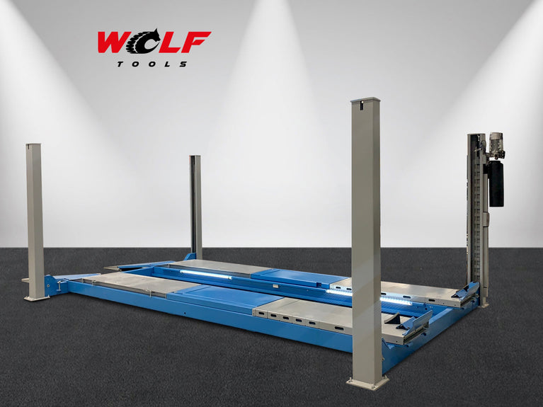 Wolf WL455WF 4-Koloms Hefbrug 5500 kg met Wielvrijhefsysteem