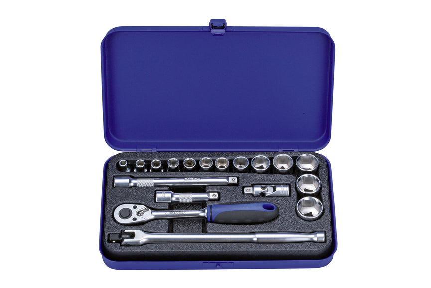 3/8" Dopsleutelset 18-dlg.