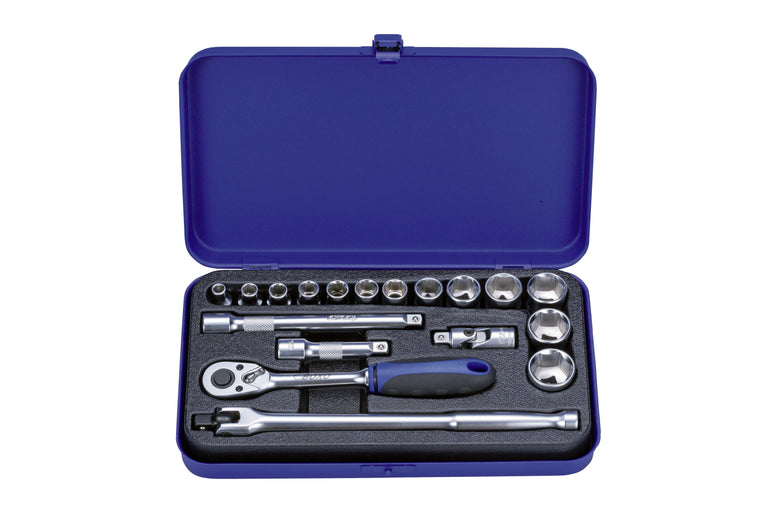 3/8" Dopsleutelset 18-dlg.