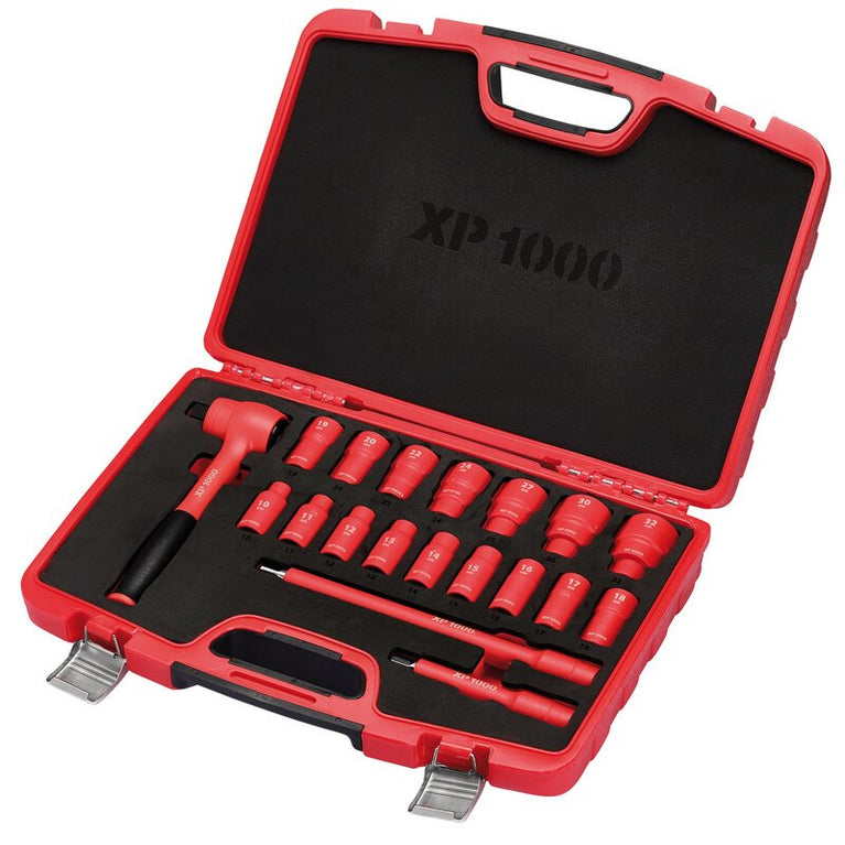 XP1000 1/2" Doppenset, VDE, 19dlg