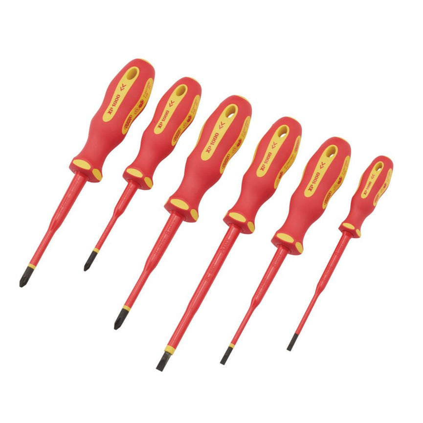 XP1000 Schroevendraaierset, VDE Slimline, 6dlg