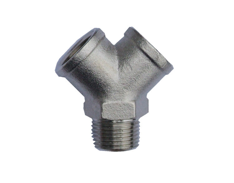 Y-stuk 1/2", 1x buitendraad en 2x binnendraad