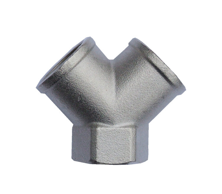 Y-stuk 1/4", 3x binnendraad