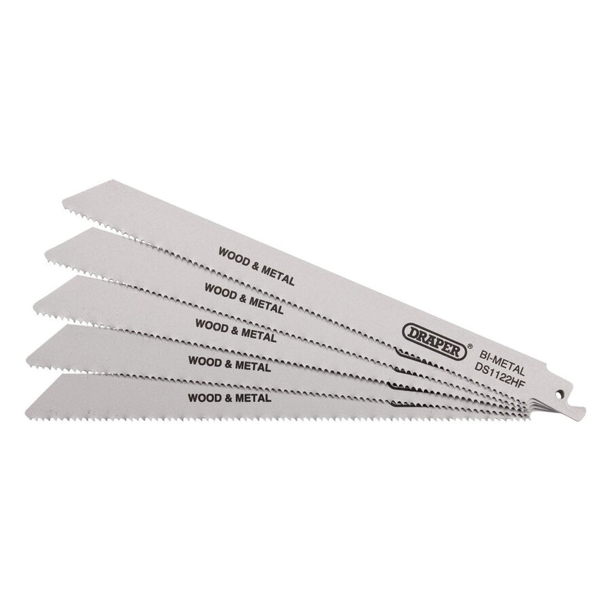 Zaagblad recipro, metaal (225mm) 10T, 5st
