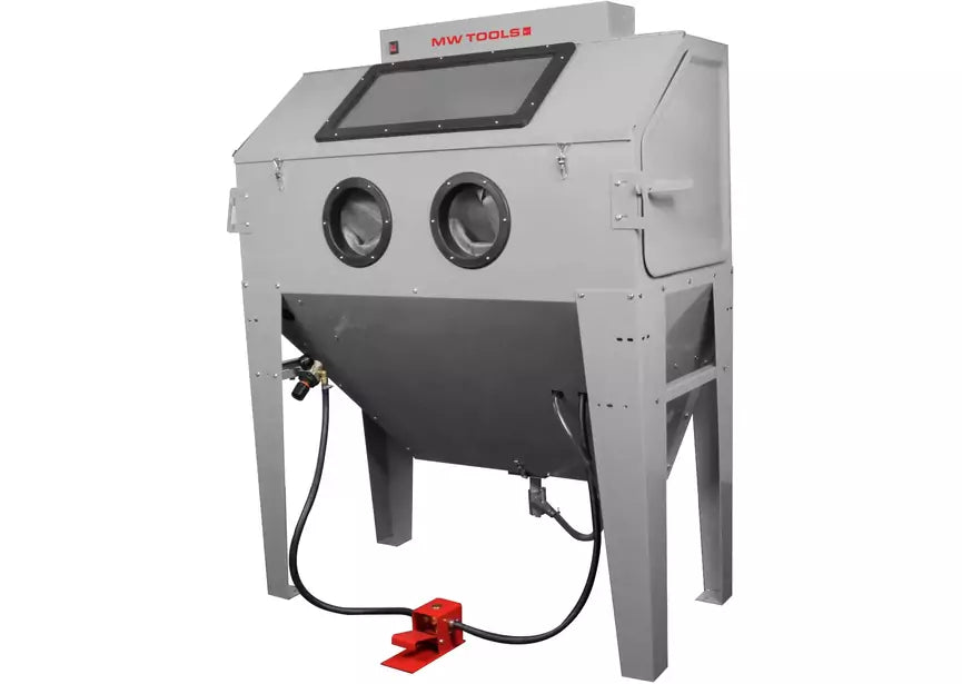 Professionele straalcabine 420 L met afzuiging MW Tools